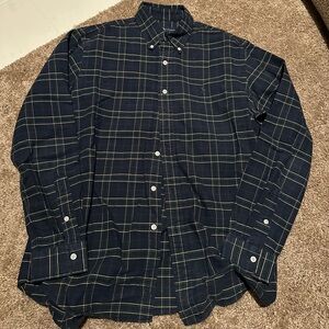 Ralph Lauren Dark Blue Checkered Men's Shirt Size M